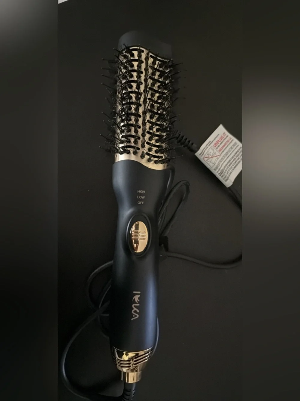 Ieka‎ Blow out Hair Dryer Brush- Black